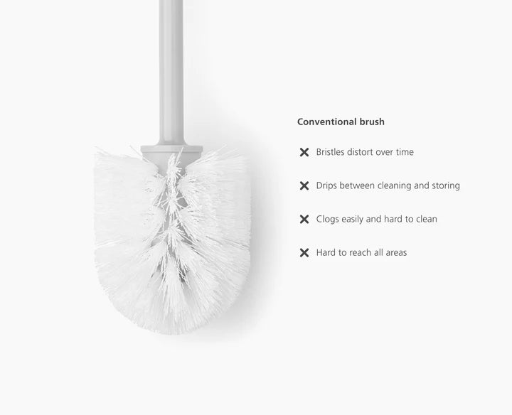 Joseph Joseph Flex™ 360 Gloss White Toilet Brush