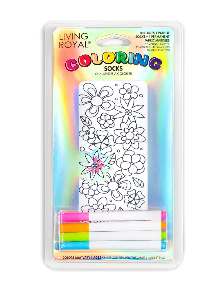 Living Royal Kid's Coloring Socks Assorted
