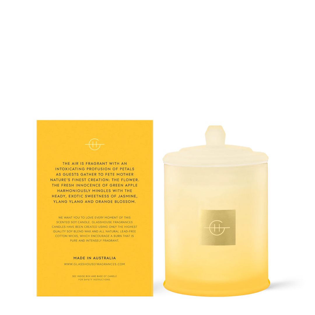 Glasshouse Fragrances - Scented Soy Candle - Flower Show