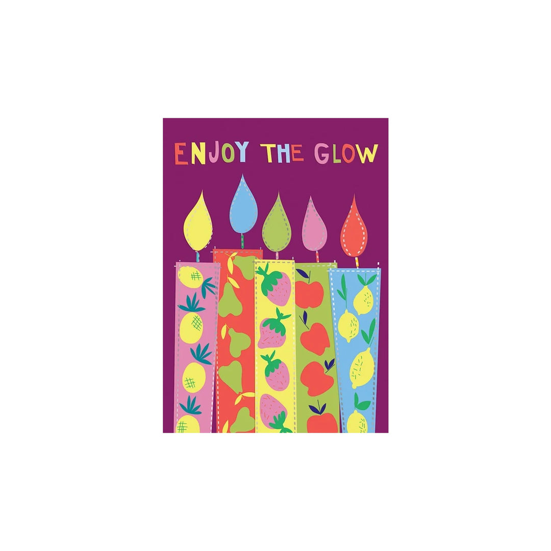 Fruity Candles Greeting Card