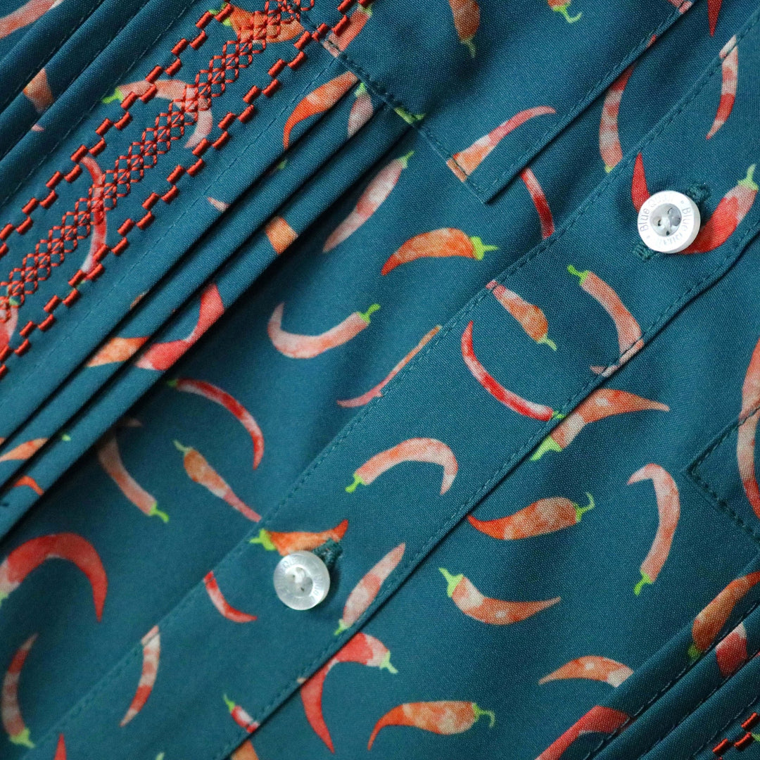 Blue Quail Men's Chili Peppers Guayabara