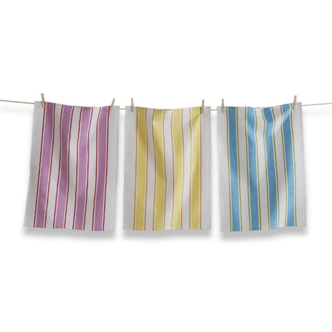 Spring Bright Stripe Dishtowel Set