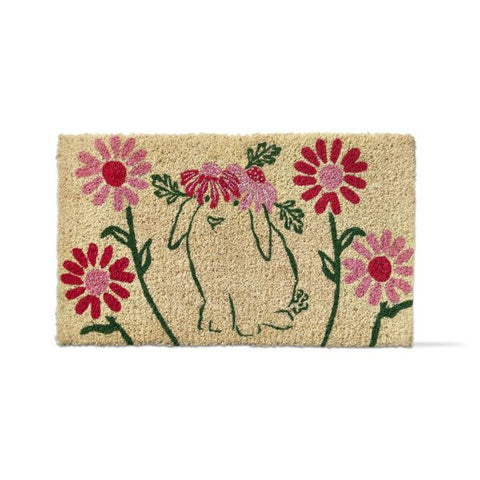 Bunny Flower Coir Doormat