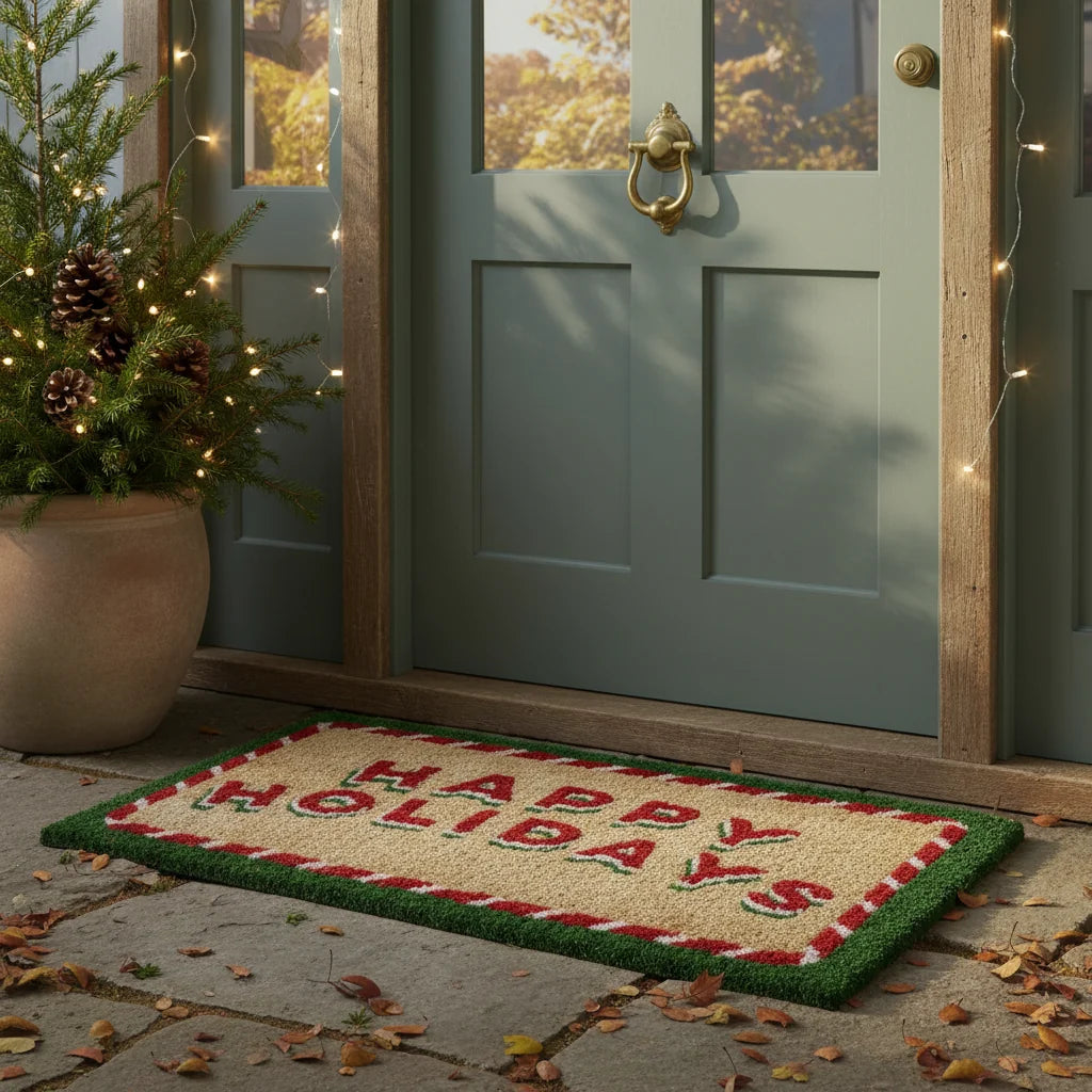 Happy Holiday Doormat