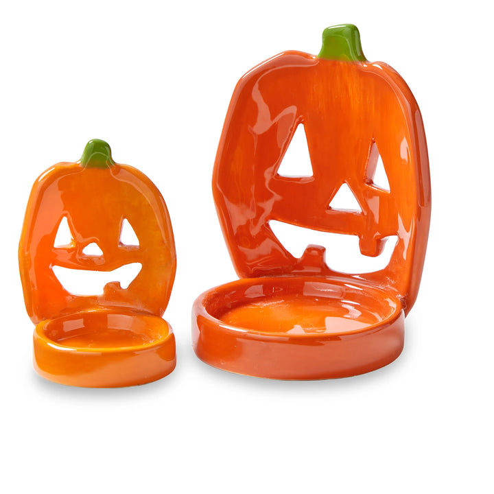 Jack-O-Lantern Nesting Candleholder