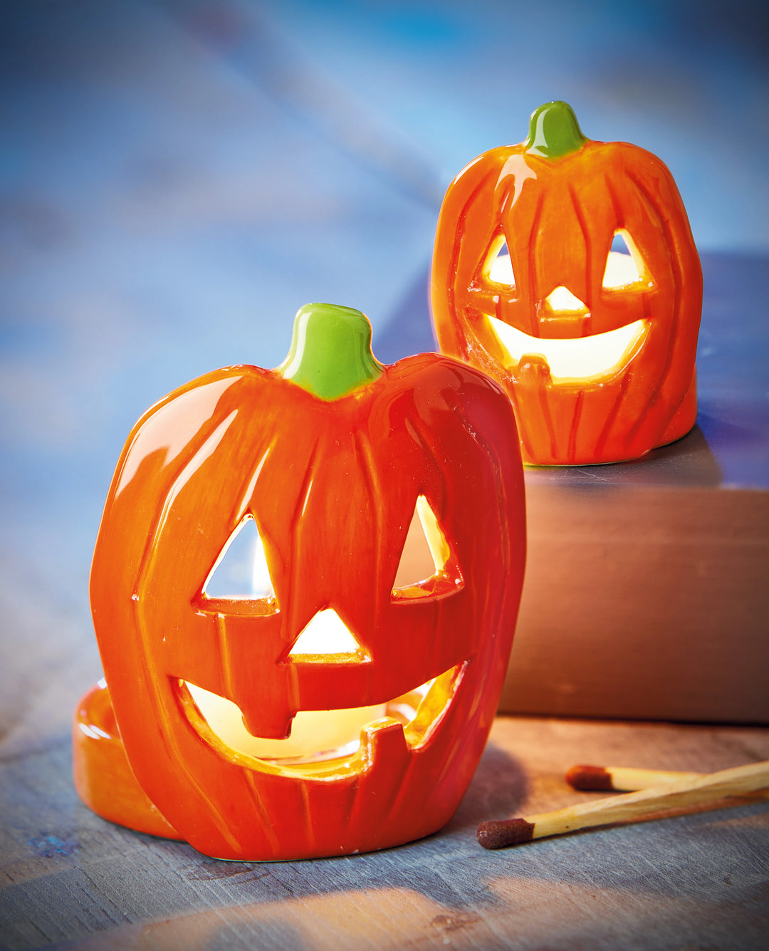 Jack-O-Lantern Nesting Candleholder