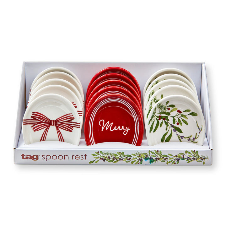 Winter Berries Spoon Rest Assortment
