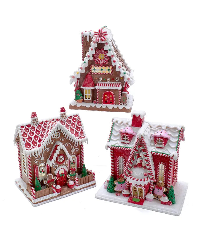 Kurt Adler Battery-Operated Gingerbread House