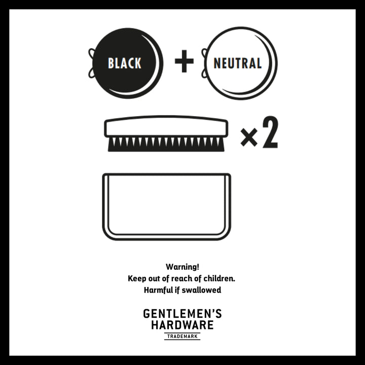 Gentlemen's Hardware Shoe Shine Kit