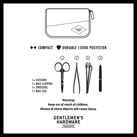 Gentlemen's Hardware - Manicure Kit