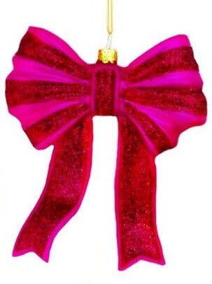 Cody Foster Glitter Bow Ornament