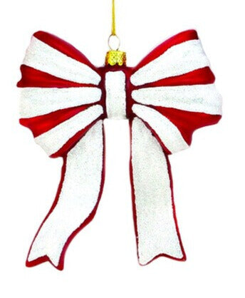 Cody Foster Glitter Bow Ornament