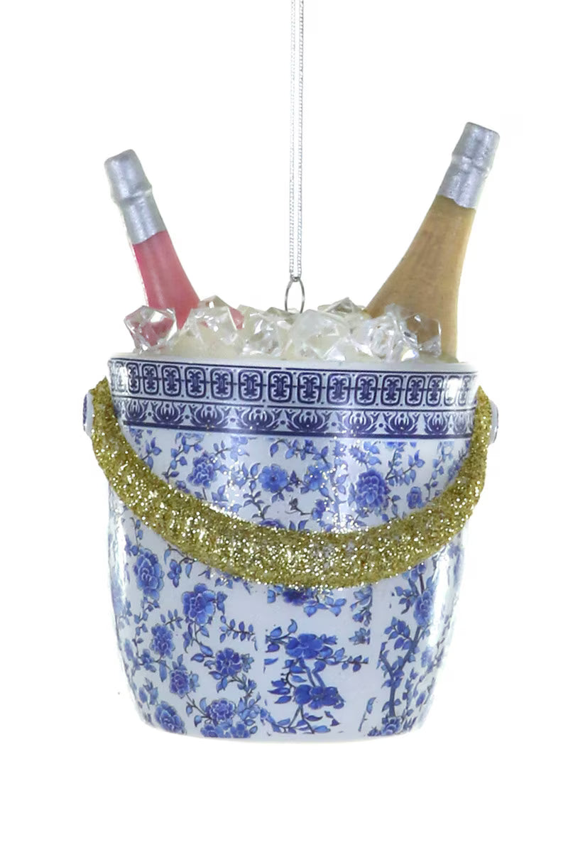 Cody Foster Chinoiserie Champagne Bucket Ornament