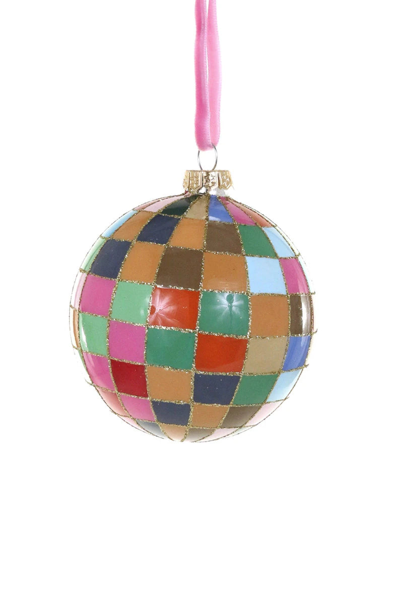 Cody Foster Colorful Check Bauble