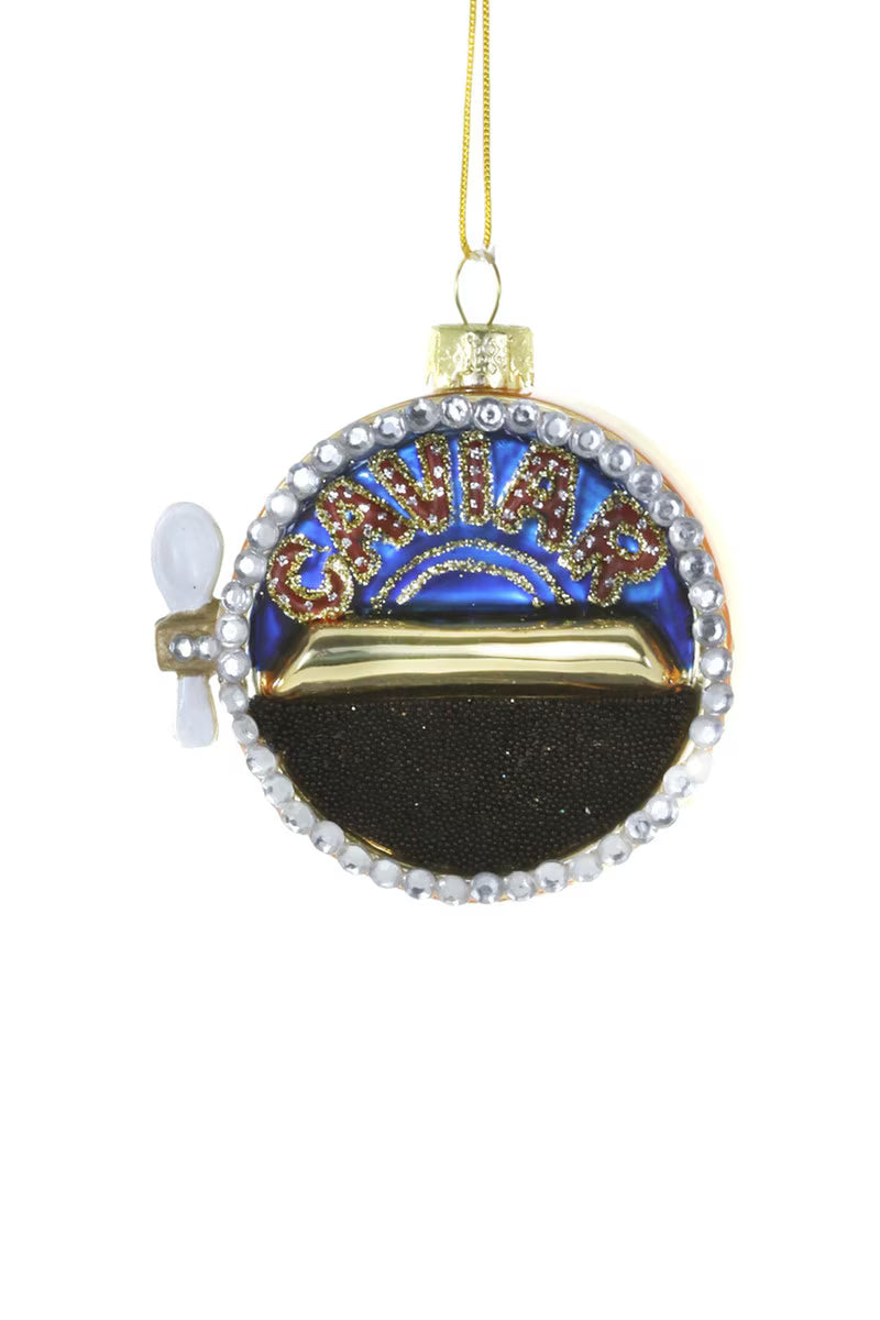 Cody Foster Caviar with Spoon Ornament