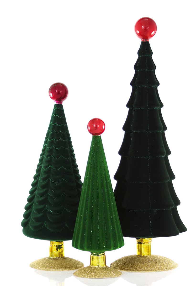 Cody Foster Green Crushed Velvet Tree