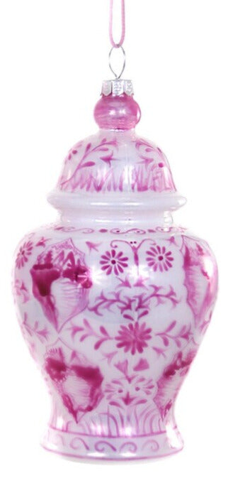 Cody Foster Pink Chinoiserie Ginger Jar