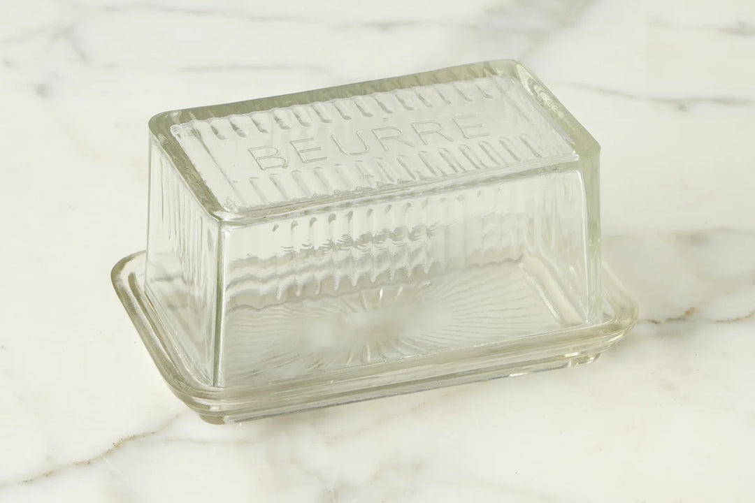 etúHome Bistro Glass Butter Dish