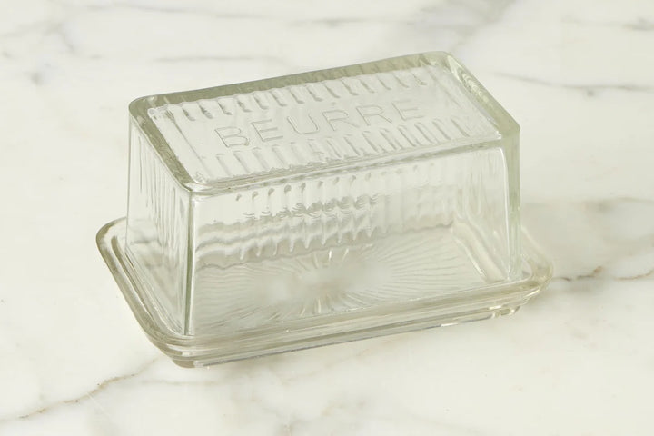 etúHome Bistro Glass Butter Dish