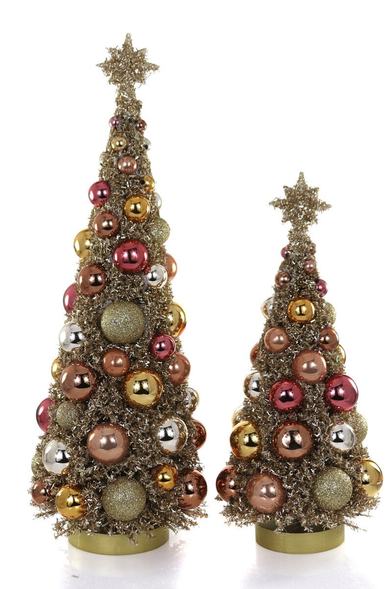 Cody Foster Midcentury Gold Glitter Tree