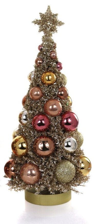 Cody Foster Midcentury Gold Glitter Tree