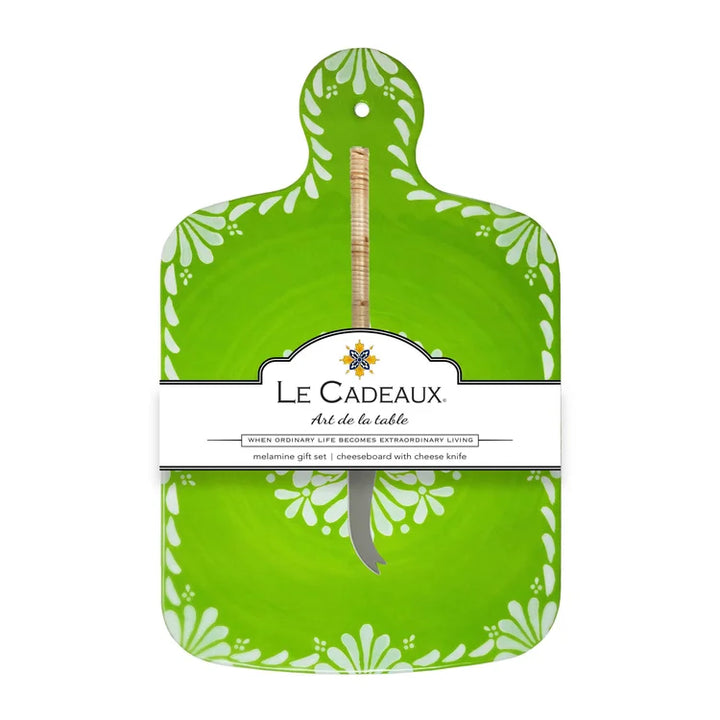 Le Cadeaux Paloma Green Cheeseboard Gift Set
