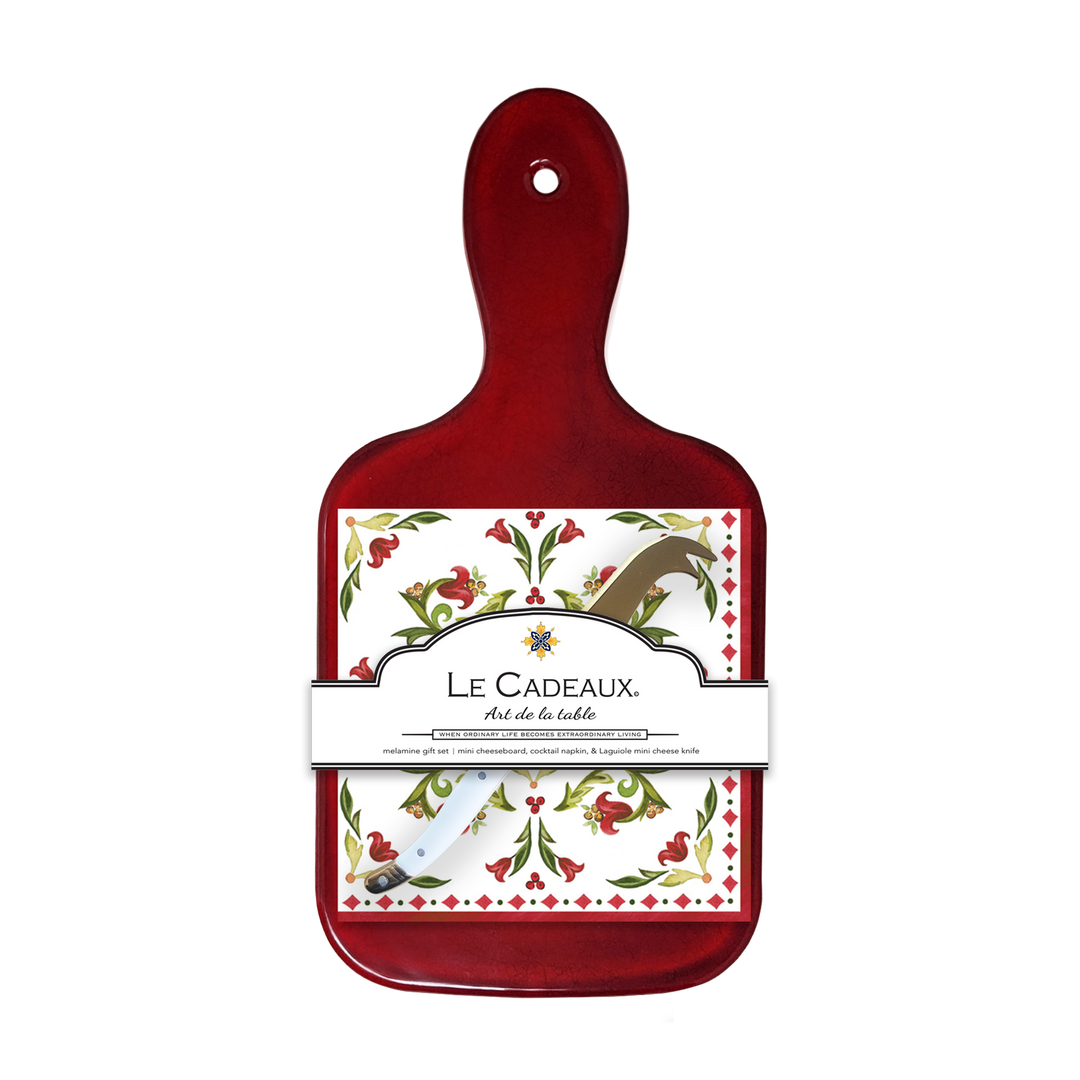Le Cadeaux Garnet Mini Cheeseboard Gift Set