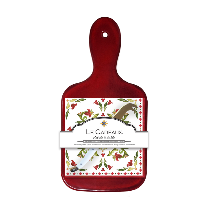 Le Cadeaux Garnet Mini Cheeseboard Gift Set
