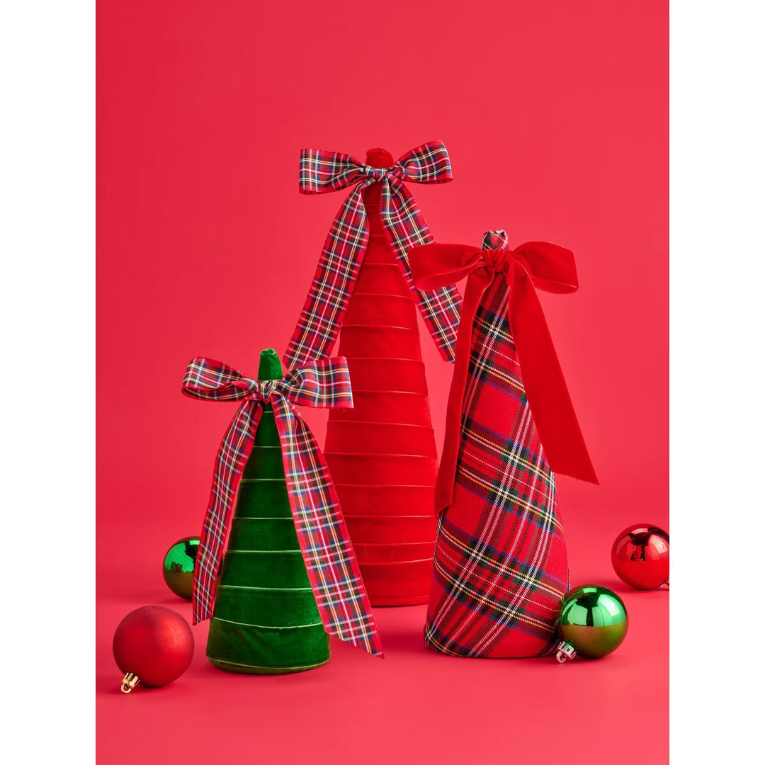 Shiraleah Plaid Decorative Felt Christmas Tree