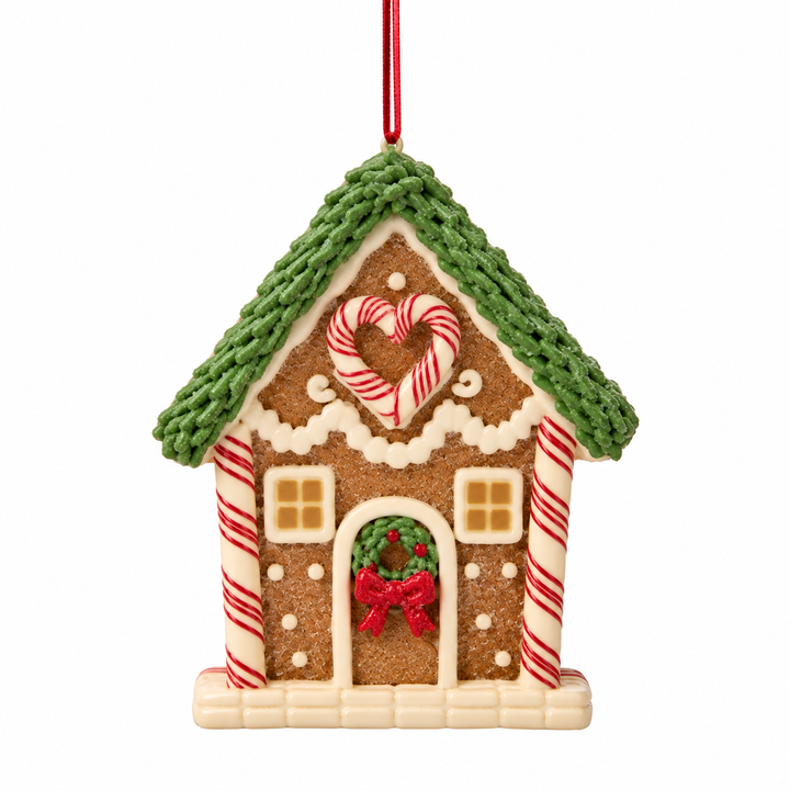 Claydough Flat Gingerbread Ornament