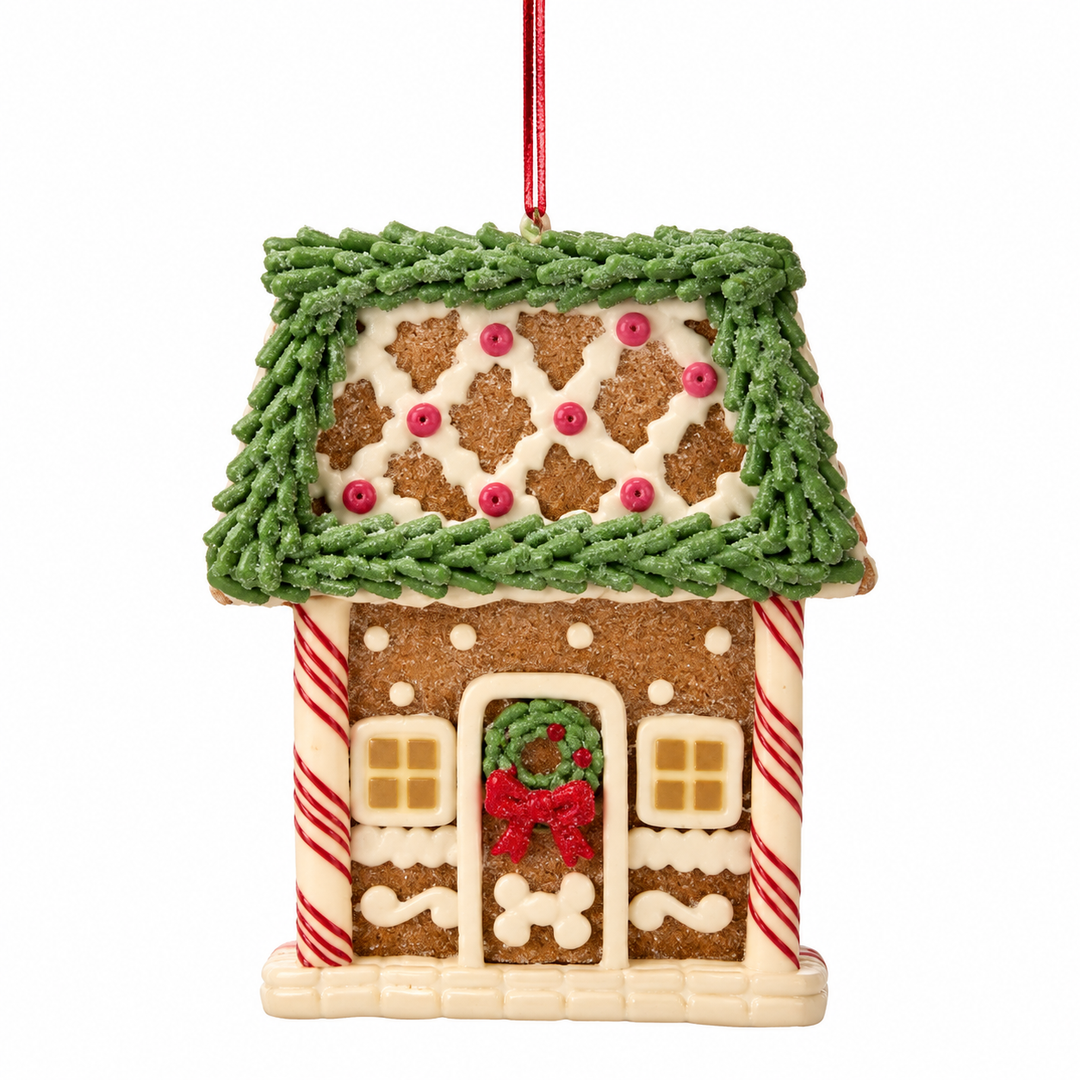 Claydough Flat Gingerbread Ornament