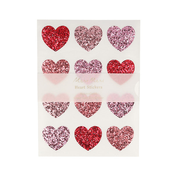 Meri Meri - Glitter Heart Stickers