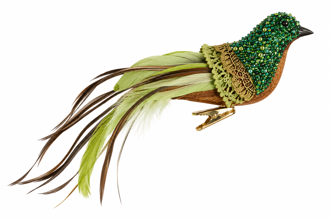 Rainbow Bird Ornament
