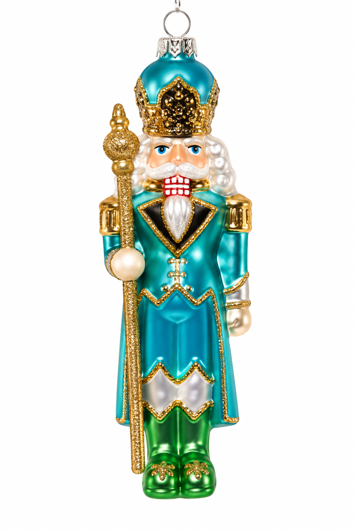 Glass Pastel Nutcracker