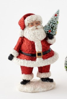 Red Glitter Santa