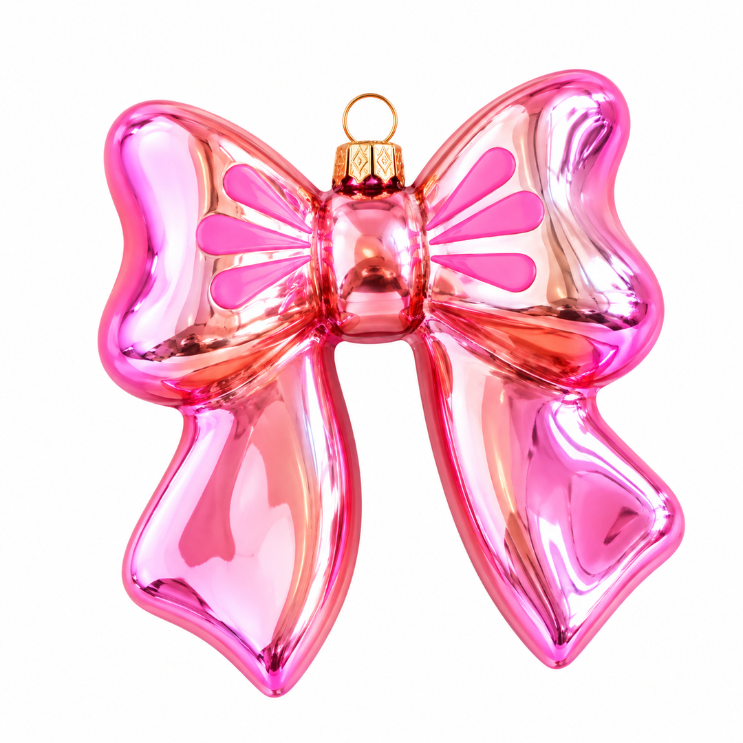 Glitterville Ombre GloBow Ornament