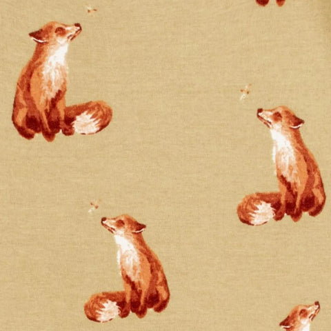 Gold Fox Organic Cotton Muslin Swaddle Blanket