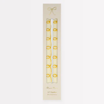 Meri Meri - Gold Swirl Taper Candle Set
