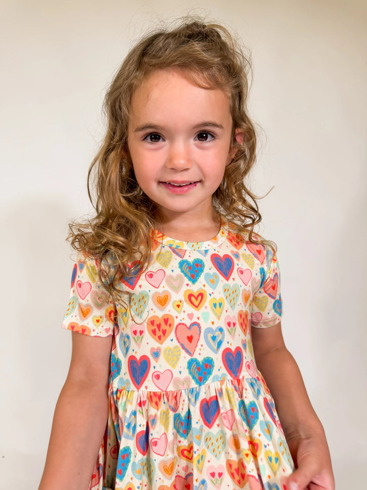 Goosies Short Sleeve Dress Lovestruck