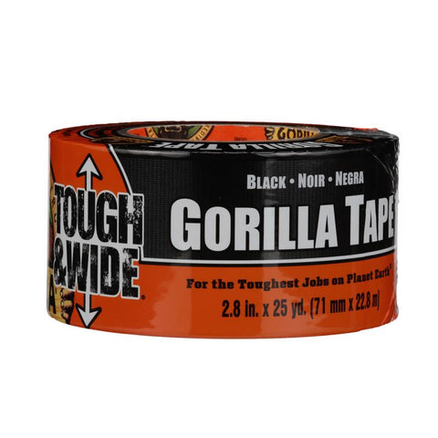 Gorilla Tought and Wide Tape - Black