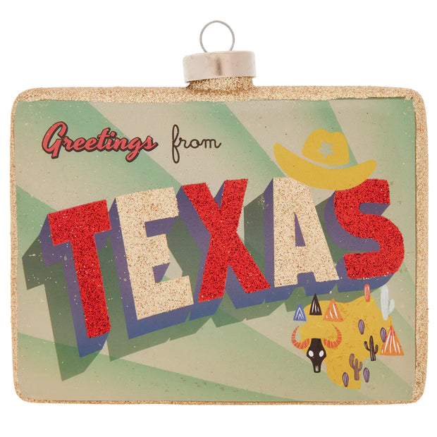 Greetings From Texas Ornament