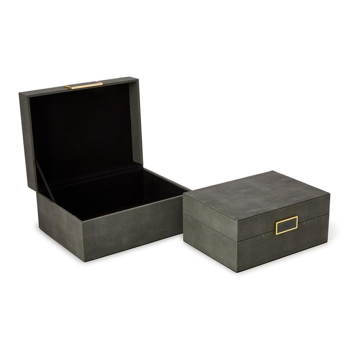 Grey Shagreen Decorative Box