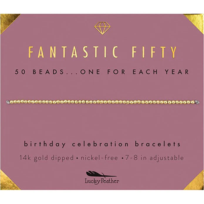 Milestone Birthday Bracelet