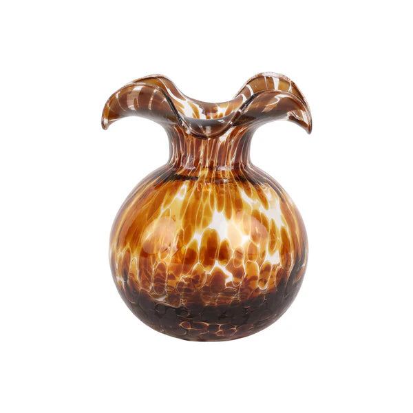 Vietri Hibiscus Glass Bud Vase