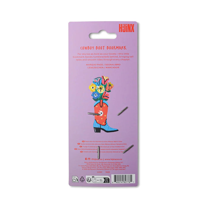 Hijinx Cowboy Boot Leather Bookmark