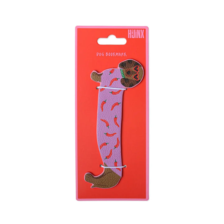 Hijinx Sausage Dog Leatherette Bookmark