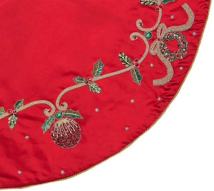 Kim Seybert Jewel Garland Tree Skirt