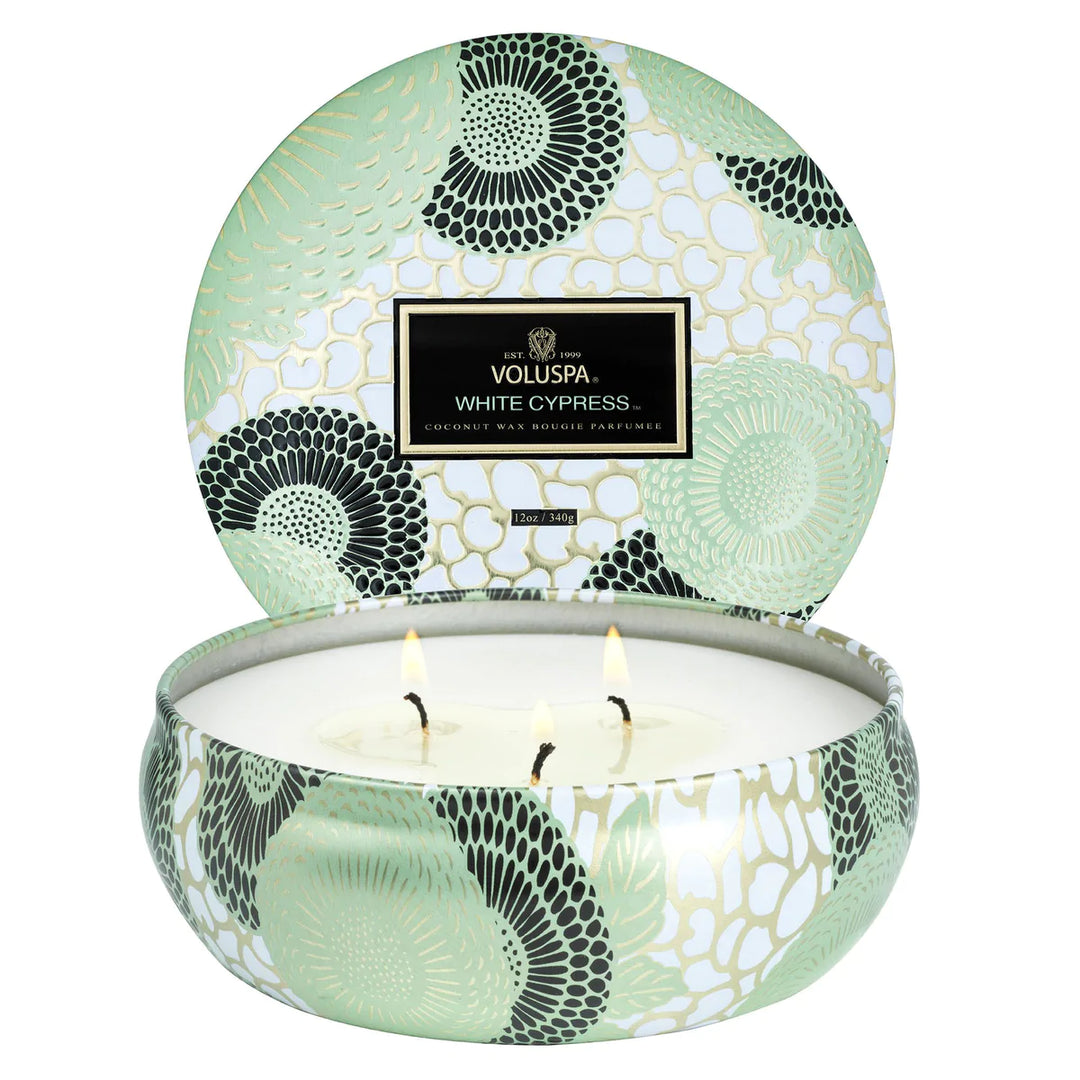 Voluspa White Cypress Candle