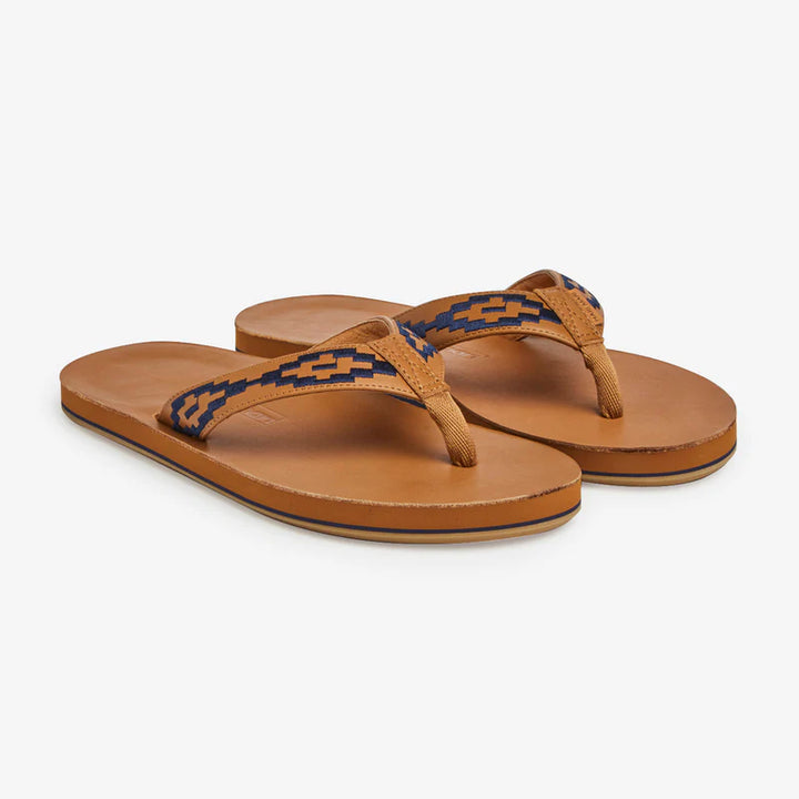 Hari Mari Men's Fields Camino Tan Flip Flops
