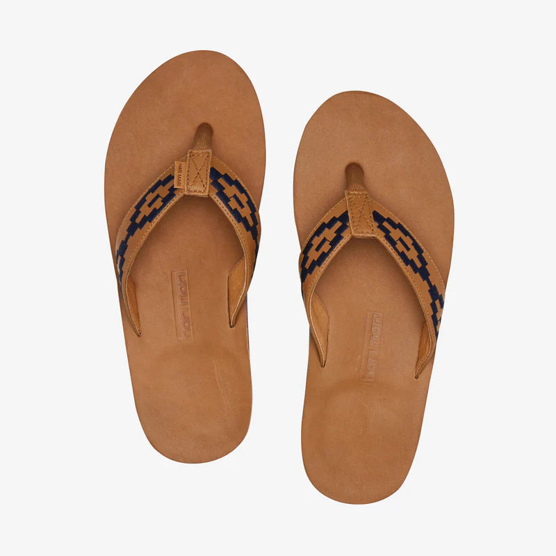 Hari Mari Men's Fields Camino Tan Flip Flops
